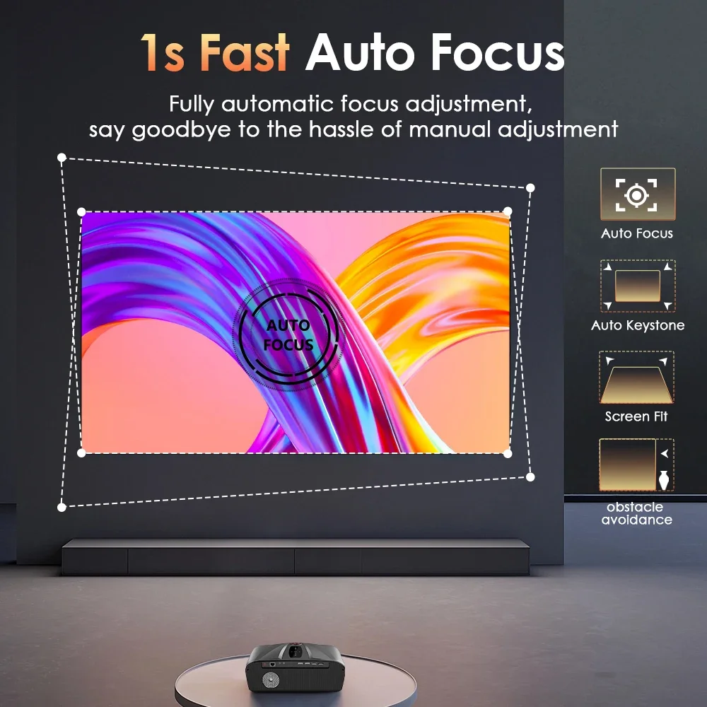 4K 3800 ANSI Projector Android - Home Cinema Focal ulasan dan harga