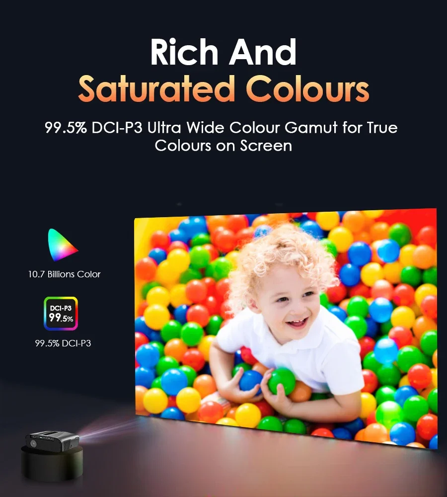 4K 3800 ANSI Projector Android - Home Cinema Focal ulasan dan harga