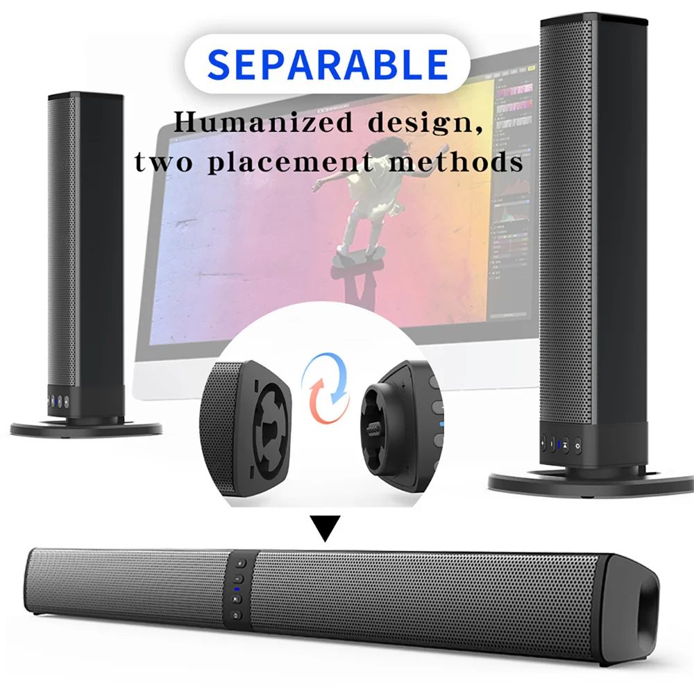 Wireless Bluetooth TV Sound Ba - Home Cinema Speaker System ulasan dan harga