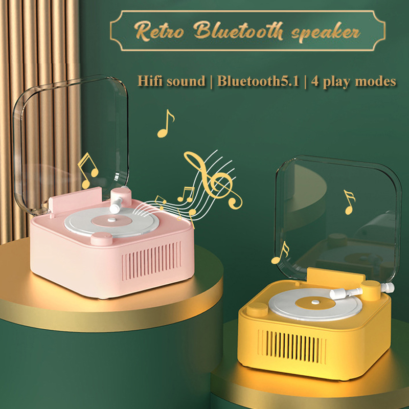Retro Bluetooth Speaker Portab - Home Cinema Bluetooth 5.1 ulasan dan harga