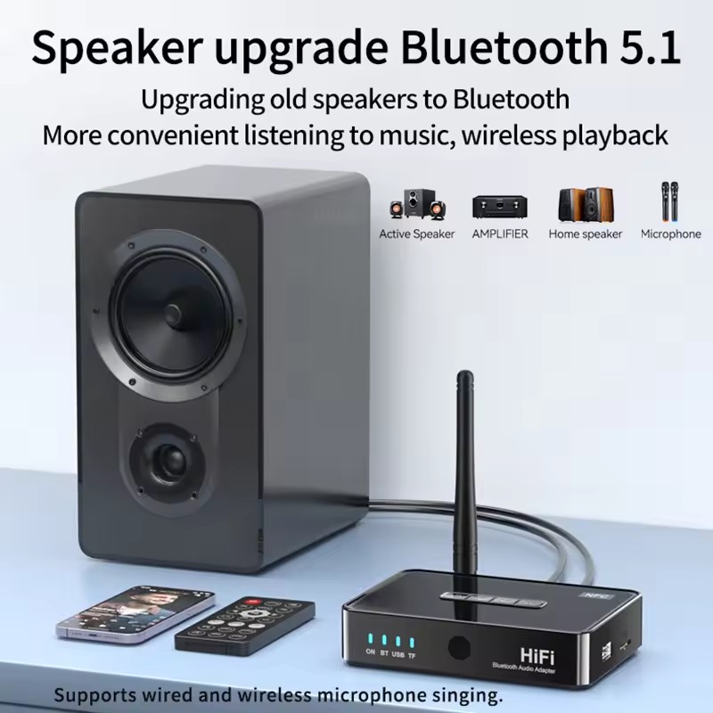 NFC Bluetooth Receiver 6.5mm B - Home Cinema Bluetooth 5.1 ulasan dan harga