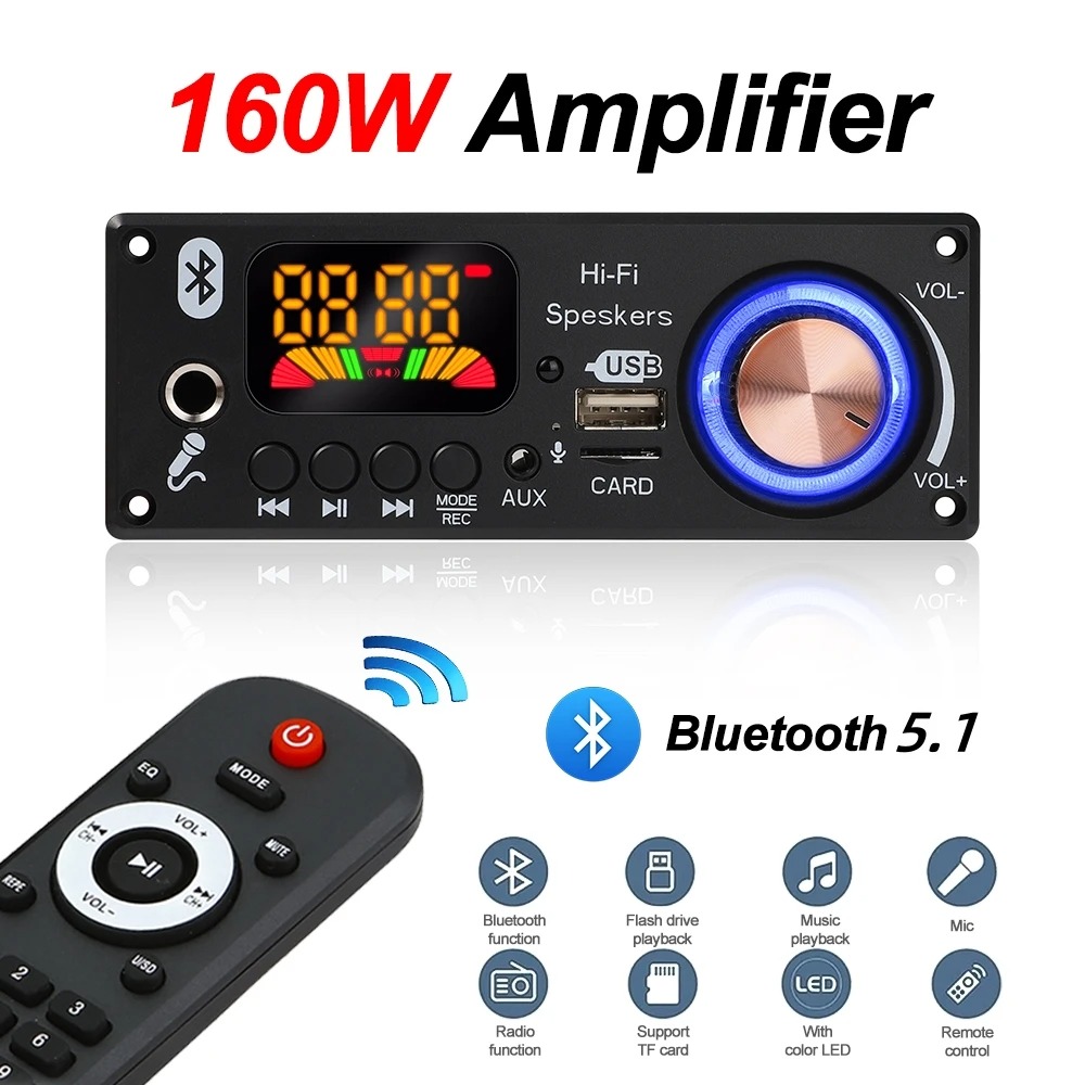 Bluetooth 5.1 MP3 Decoder Boar - Home Cinema Bluetooth 5.1 ulasan dan harga