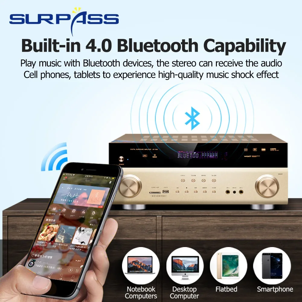 Home Theater Audio Amplifier 6 - Home Cinema Bluetooth 5.1 ulasan dan harga