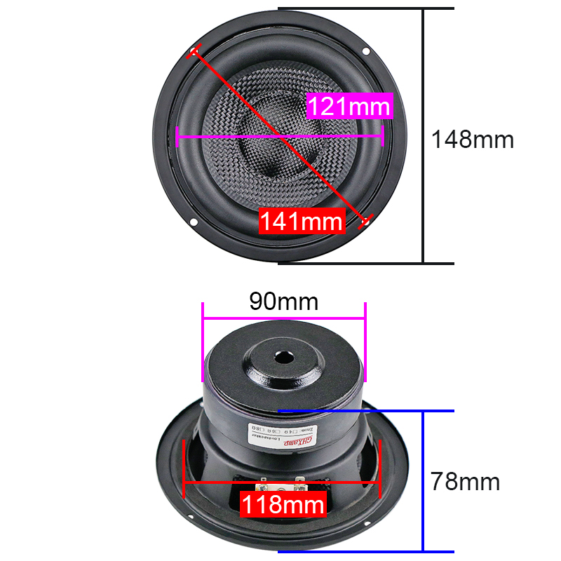 GHXAMP 5.25 inch 148mm Fibergl - Home Cinema Focal ulasan dan harga