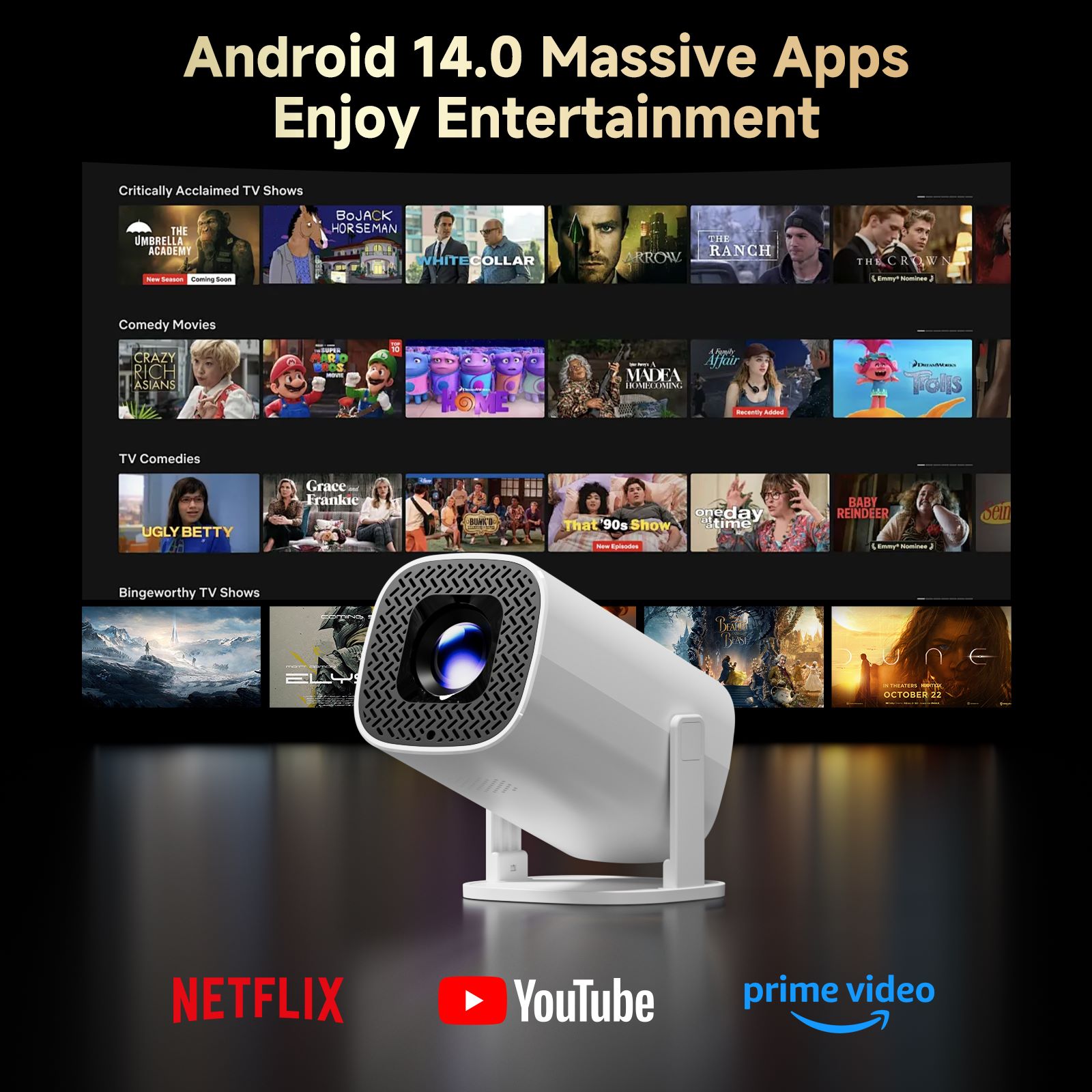 P30 PRO Smart Mini Projector A - Home Cinema Focal ulasan dan harga