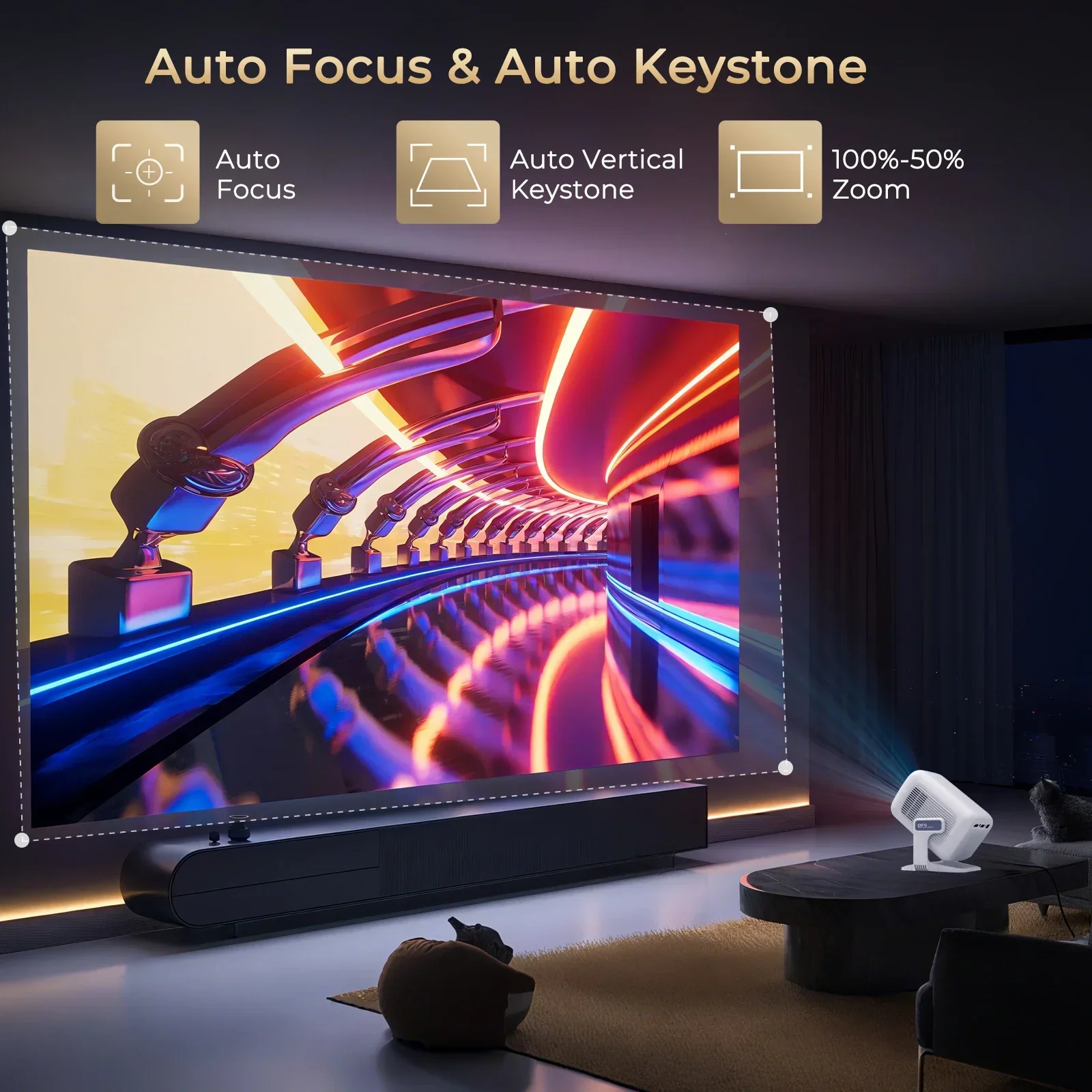 LynCast 4K X3AQ Projector 500A - Home Cinema Focal ulasan dan harga