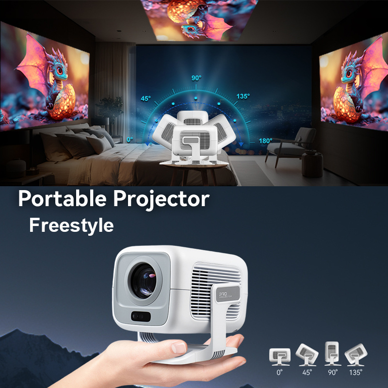 HUAWEISHI 4K Projector Android - Home Cinema Focal ulasan dan harga