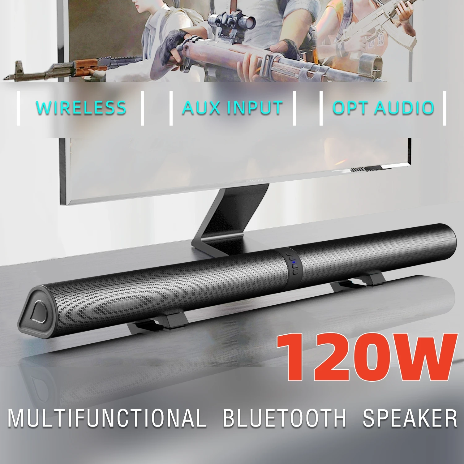 FM Soundbar TV Bluetooth Speak - Home Cinema Focal ulasan dan harga