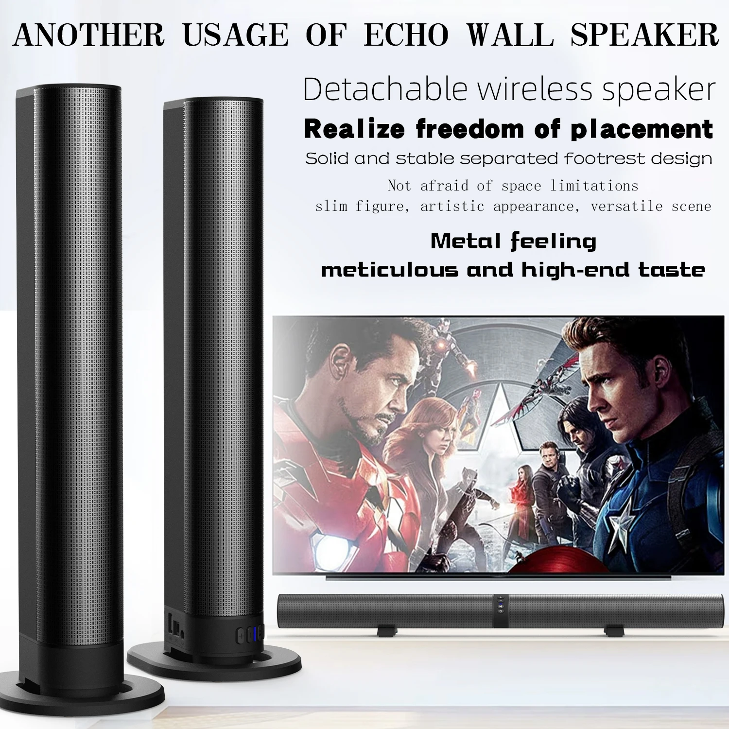 FM Soundbar TV Bluetooth Speak - Home Cinema Focal ulasan dan harga